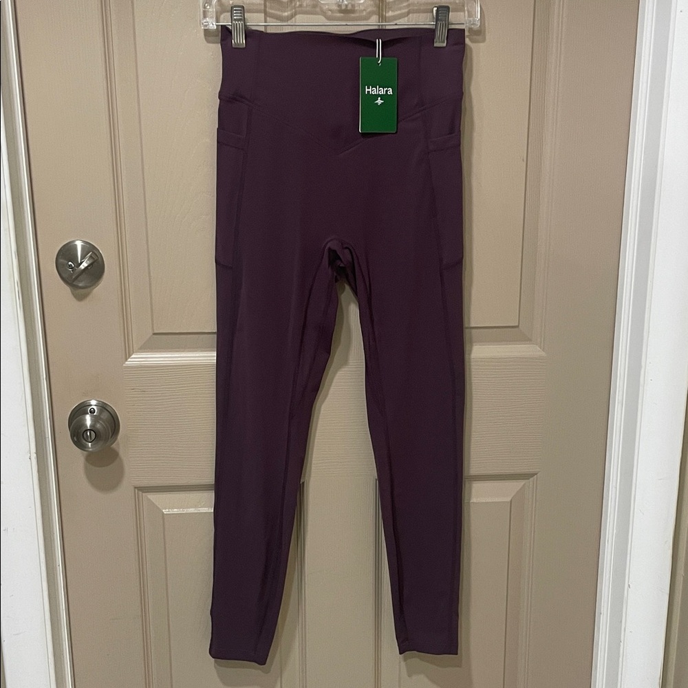 HALARA UltraSculpt Deep Purple Leggings NWT SZ S